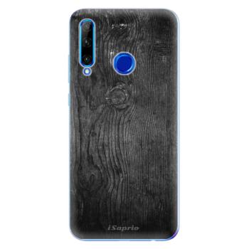 Odolné silikonové pouzdro iSaprio - Black Wood 13 - Huawei Honor 20 Lite