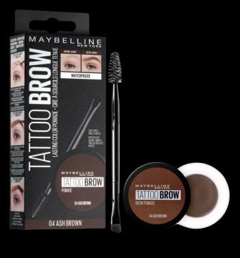 Maybelline Tatoo Brow gelová pomáda na obočí 04 Ash Brown 4 g