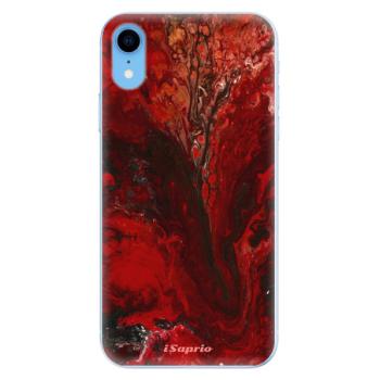 Odolné silikonové pouzdro iSaprio - RedMarble 17 - iPhone XR