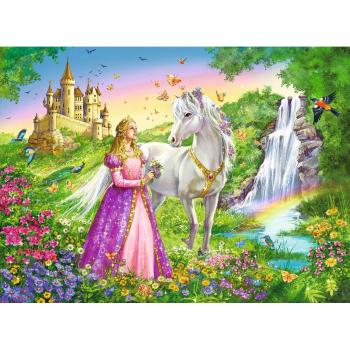 Ravensburger Puzzle Premium Princezna s koněm 200 XXL dílků