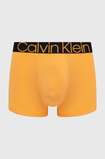 Boxerky Calvin Klein Underwear pánské, oranžová barva