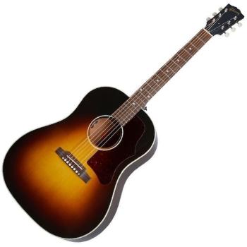 Gibson 50's J-45 Original Vintage Sunburst Elektroakustická kytara Dreadnought