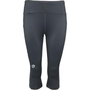 Lotto RUNNING III LEGGINGS Dámské 3/4 legíny, tmavě šedá, velikost