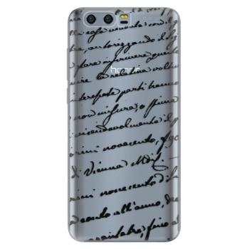 Odolné silikonové pouzdro iSaprio - Handwriting 01 - black - Huawei Honor 9