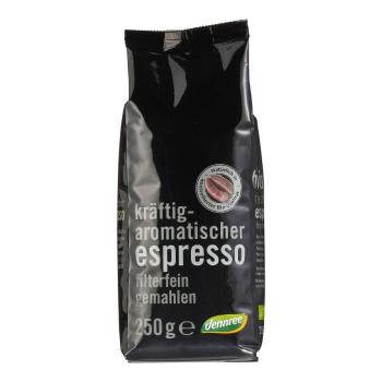 Káva espresso jemně mletá 250 g BIO   DENNREE