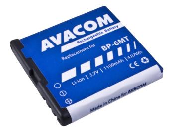 AVACOM baterie do mobilu Nokia E51, N81, N81 8GB, N82, Li-Ion 3, 6V 1100mAh (náhrada BP-6MT)