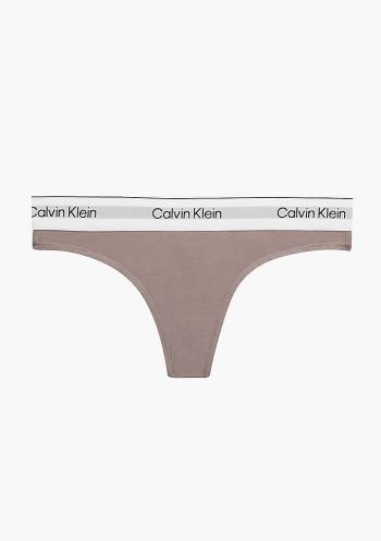 Dámská tanga Calvin Klein QF7050 S Sv. hnědá