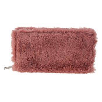 Růžová chlupatá peněženka - 19*10 cm MLPU0262P
