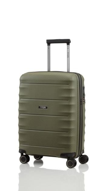 Titan Highlight 4w S palubní kufr TSA 55x40x20 cm 38 l Khaki