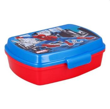 MARVEL Plastový svačinový box Spiderman 17,5x14,5x6,5cm