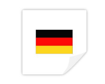 Samolepky hranatý čtverec Německo