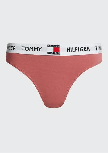 Dámské tanga Tommy Hilfiger UW0UW02198 M Cihlová