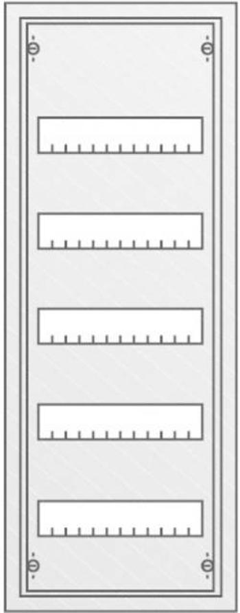 5řadá rozvodná skříň Striebel & John AP na omítku, 60 modulů, IP43, 30124
