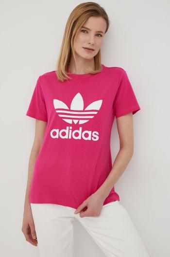 Tričko adidas Originals HG3785 dámský, růžová barva