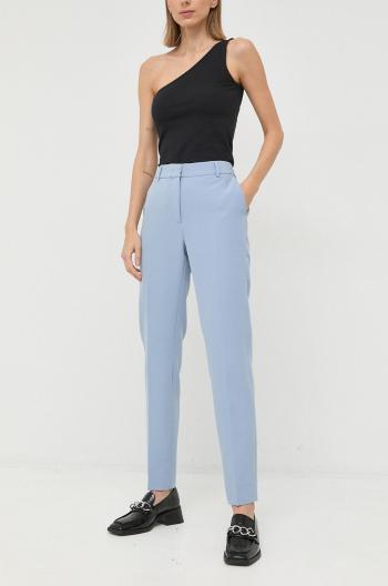 Kalhoty Bruuns Bazaar Rubysus Linea dámské, přiléhavé, medium waist