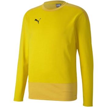 Puma TEAMGOAL 23 TRAINING SWEAT Pánská sportovní mikina, žlutá, velikost