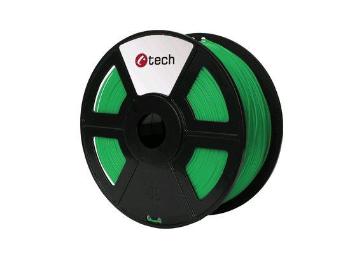 C-TECH tisková struna ( filament ) , PLA, 1,75mm, 1kg, zelená, 3DF-PLA1.75-G