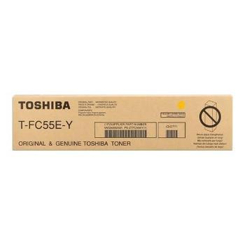 TOSHIBA T-FC55EY - originální toner, žlutý, 26500 stran