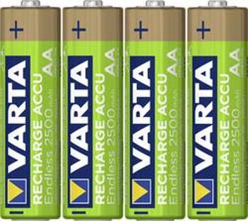 Akumulátor AA Ni-MH Varta Endless Ready to Use, 2500 mAh, 1.2 V, 4 ks