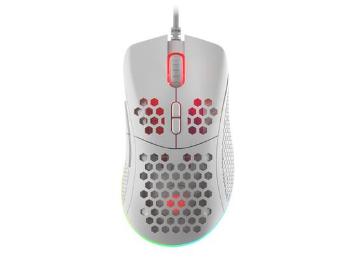 Herní myš Genesis Krypton 550, RGB, 8000 DPI, bílá, software, NMG-1685