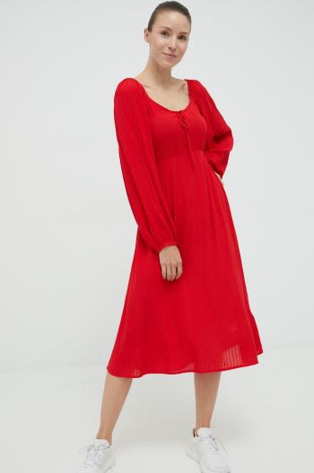 Šaty Billabong červená barva, mini