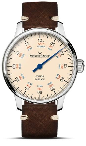 MeisterSinger Edition Passage - Tmavě hnědý kožený řemínek