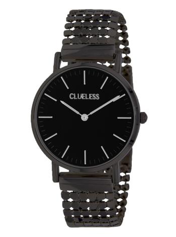 Dámské hodinky s nerezovým páskem v černé barvě Clueless