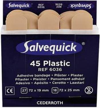 Söhngen 1009036 Náhradní pásky do náplastí Salvequick Refill 6036, voděodolné, 45 ks