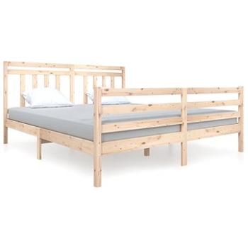 Rám postele masivní dřevo 180 × 200 cm Super King, 3100669 (3100669)