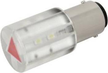 LED žárovka BA15d CML, 18561230, 230 V, 320 mcd, červená