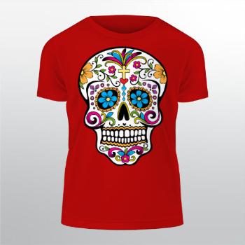 Pánské tričko Classic Heavy Mexická lebka