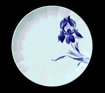 Talíř Blomst Iris, 27 cm - Royal Copenhagen