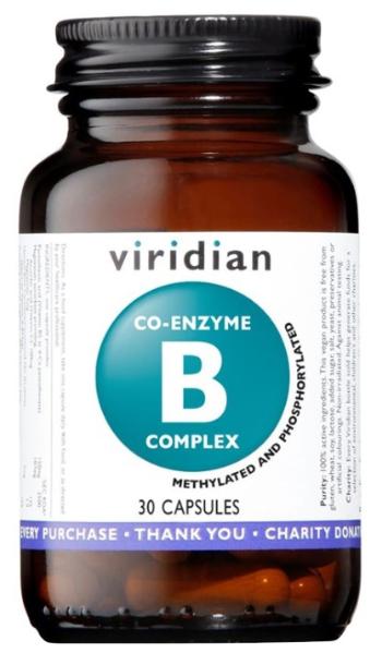 Viridian Co-enzyme B Complex 30 kapslí