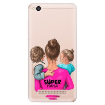 Odolné silikonové pouzdro iSaprio - Super Mama - Boy and Girl - Xiaomi Redmi 4A