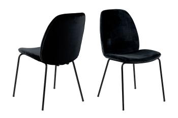 Sada 2 ks − Židle Carmen – černá