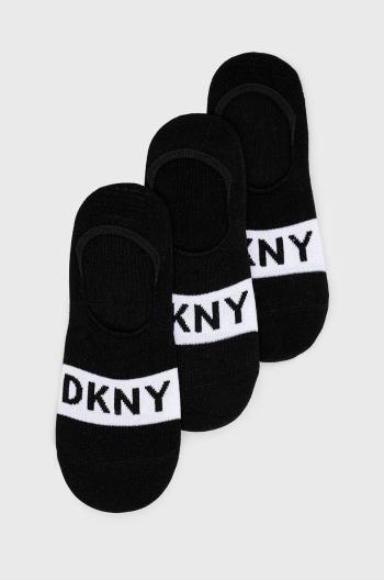 Ponožky Dkny (3-pack) pánské, černá barva