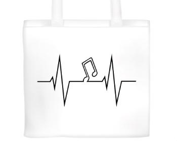 Plátěná nákupní taška Music beat