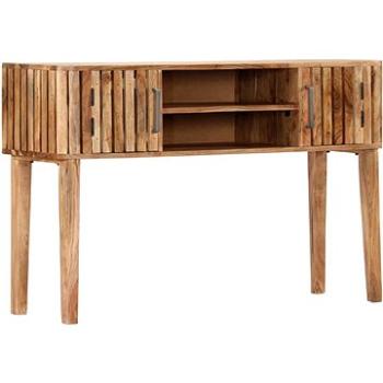 Konzolový stolek 120 x 35 x 76 cm masivní akáciové dřevo (282741)