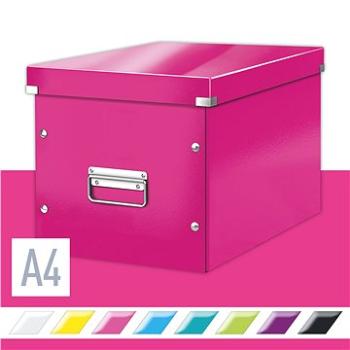LEITZ WOW Click & Store A4 32 x 31 x 36 cm, růžová (61080023)