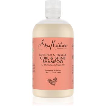 Shea Moisture Coconut & Hibiscus hydratační šampon pro vlnité a kudrnaté vlasy 384 ml