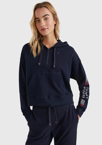 Dámská mikina Tommy Hilfiger UW0UW03587 XS Tm. modrá