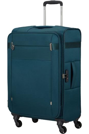 Samsonite Látkový cestovní kufr Citybeat EXP 67/73 l - modrá