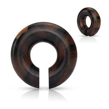 Šperky4U Dřevěný kruh Areng wood - průměr 14 mm - PL01207-14