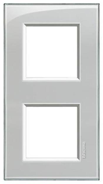 Legrand rám Living&Light šedá LNA4802M2KG