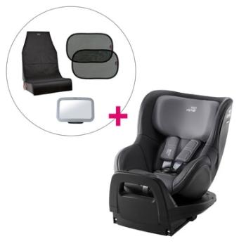 Britax Römer Reboarder Dualfix M i-Size Midnight Grey včetně ochranné a bezpečnostní 3dílné sady