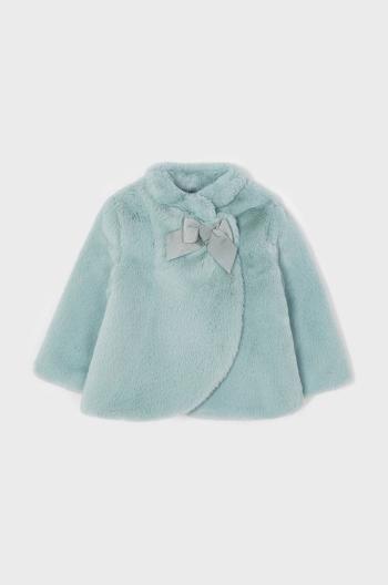 Dětský kabát Mayoral tyrkysová barva