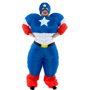 Nafukovací kostým pro dospělé  Captain America (HRAbz25289)