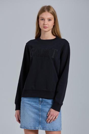 MIKINA GANT D1. GANT LOGO C-NECK SWEAT černá L