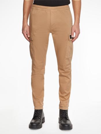 Calvin Klein pánské béžové kalhoty - XL (AB0)