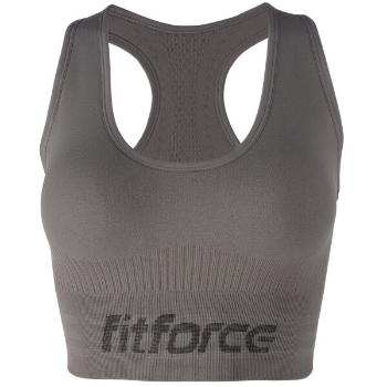 Fitforce SANCY Dámská fitness podprsenka, šedá, velikost